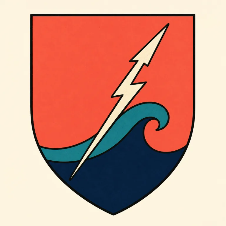 04 Minimal screenprint coat of arms example