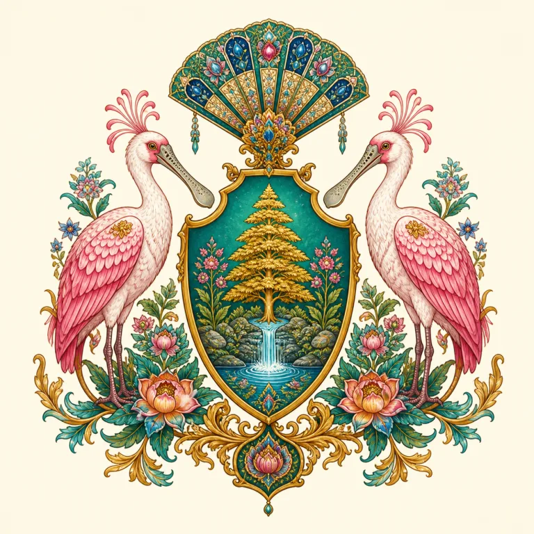 08 Jeweled ceremonial coat of arms example